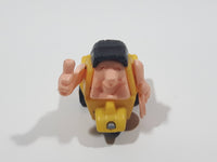 Kinder Surprise 01 n. 65 Yellow Man in Truck Plastic Miniature Toy Car Vehicle