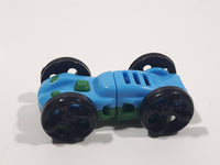 Kinder Surprise SE229 Sprinty Cars Blue Green Double Sided Plastic Miniature Toy Flip Car Vehicle