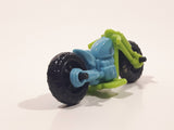 Kinder Surprise SE051 Blue and Green Plastic Miniature Toy Motor Cycle Vehicle
