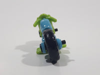 Kinder Surprise SE051 Blue and Green Plastic Miniature Toy Motor Cycle Vehicle