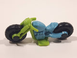 Kinder Surprise SE051 Blue and Green Plastic Miniature Toy Motor Cycle Vehicle