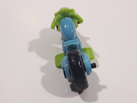Kinder Surprise SE051 Blue and Green Plastic Miniature Toy Motor Cycle Vehicle