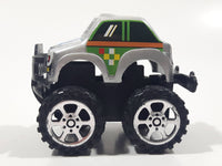Unknown Brand Silver #5 Pull Back Plastic Toy Car Vehicle