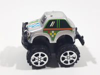 Unknown Brand Silver #5 Pull Back Plastic Toy Car Vehicle