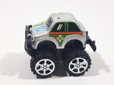 Unknown Brand Silver #5 Pull Back Plastic Toy Car Vehicle