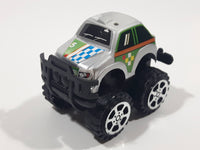 Unknown Brand Silver #5 Pull Back Plastic Toy Car Vehicle