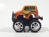 Unknown Brand Orange Pull Back Plastic Toy Car Vehicle