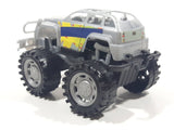 STCT 061 1706 Monster Struck Grey Push and Go Plastic Die Cast Toy Car Vehicle