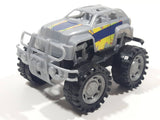 STCT 061 1706 Monster Struck Grey Push and Go Plastic Die Cast Toy Car Vehicle