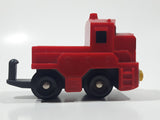2004 Mattel GeoTrax Push Along Train Locomotive Red Plastic Toy
