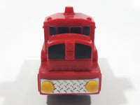 2004 Mattel GeoTrax Push Along Train Locomotive Red Plastic Toy