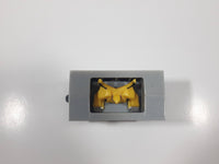 2017 McDonald's Happy Meal Christmas Train #6 Transformers Grey Plastic Toy Train Car