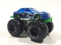 Greenbrier 4x4 Express Wheels Monster Truck GPixel Blue and Green Plastic Die Cast Toy Car Vehicle