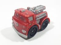 2012 Mattel Fisher Price RS Radiator Springs Ladder Fire Truck Red Plastic Die Cast Toy Car Vehicle