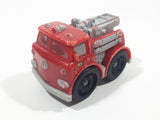2012 Mattel Fisher Price RS Radiator Springs Ladder Fire Truck Red Plastic Die Cast Toy Car Vehicle