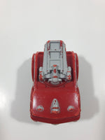 2012 Mattel Fisher Price RS Radiator Springs Ladder Fire Truck Red Plastic Die Cast Toy Car Vehicle