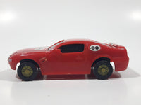 2007 Imperial Toy 00 Red Plastic Die Cast Toy Race Car Vehicle