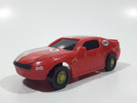 2007 Imperial Toy 00 Red Plastic Die Cast Toy Race Car Vehicle