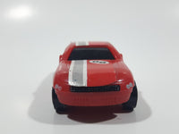 2007 Imperial Toy 00 Red Plastic Die Cast Toy Race Car Vehicle