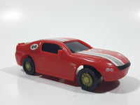 2007 Imperial Toy 00 Red Plastic Die Cast Toy Race Car Vehicle