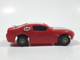 2007 Imperial Toy 00 Red Plastic Die Cast Toy Race Car Vehicle