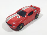 2007 Imperial Toy 00 Red Plastic Die Cast Toy Race Car Vehicle