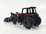 Vintage Case International Tractor Red and Black Die Cast Toy Car Vehicle Broken Hydraulics