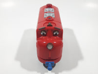 2010 Ludorum Learning Curve Chuggington Train Locomotive Wilson Red Plastic Die Cast Toy Vehicle 5 1/4" Long