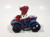 Spin Master Paw Patrol Ryder Character Quad ATV Red, Blue, and White Plastic Die Cast Toy Car Vehicle 3 5/8" Long