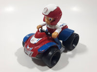Spin Master Paw Patrol Ryder Character Quad ATV Red, Blue, and White Plastic Die Cast Toy Car Vehicle 3 5/8" Long