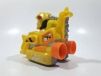Spin Master Paw Patrol Rubble Character Bulldozer Yellow and Orange Plastic Die Cast Toy Car Vehicle 3 5/8" Long