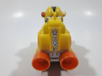 Spin Master Paw Patrol Rubble Character Bulldozer Yellow and Orange Plastic Die Cast Toy Car Vehicle 3 5/8" Long