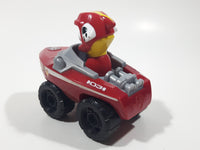 Spin Master Paw Patrol Marshall Character Boat Red Plastic Die Cast Toy Car Vehicle 3 3/4" Long