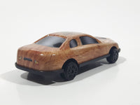 Unknown Brand Grizzly Bear Themed Brown Fur Texture Thin Metal Die Cast Toy Car Vehicle