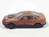 Unknown Brand Grizzly Bear Themed Brown Fur Texture Thin Metal Die Cast Toy Car Vehicle