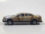 Unknown Brand Bulldog Themed Light Brown and White Thin Metal Die Cast Toy Car Vehicle