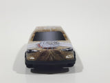 Unknown Brand Bulldog Themed Light Brown and White Thin Metal Die Cast Toy Car Vehicle