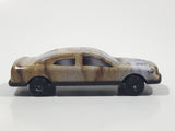 Unknown Brand Bulldog Themed Light Brown and White Thin Metal Die Cast Toy Car Vehicle