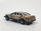 Unknown Brand Bulldog Themed Light Brown and White Thin Metal Die Cast Toy Car Vehicle