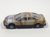 Unknown Brand Bulldog Themed Light Brown and White Thin Metal Die Cast Toy Car Vehicle