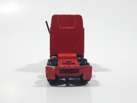 Unknown Brand 10/06 Semi Tractor Truck Red Die Cast Toy Car Vehicle