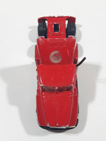 Unknown Brand 10/06 Semi Tractor Truck Red Die Cast Toy Car Vehicle