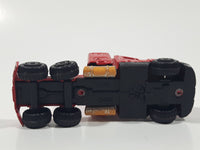 Unknown Brand 10/06 Semi Tractor Truck Red Die Cast Toy Car Vehicle