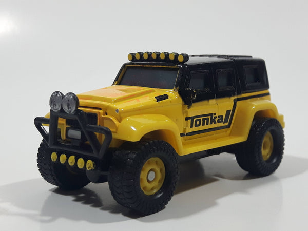 2012 Hasbro Funrise Tonka Yellow and Black Die Cast Toy Car Vehicle