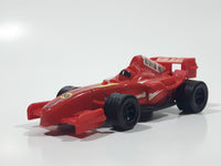 Unknown Brand No. 288A Formula 1 Grand Prix #55 Red Plastic Die Cast Toy Sports Car Vehicle