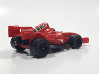 Unknown Brand No. 288A Formula 1 Grand Prix #55 Red Plastic Die Cast Toy Sports Car Vehicle