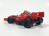 Unknown Brand No. 288A Formula 1 Grand Prix #55 Red Plastic Die Cast Toy Sports Car Vehicle