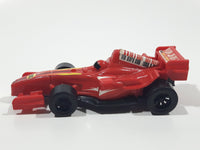Unknown Brand No. 288A Formula 1 Grand Prix #55 Red Plastic Die Cast Toy Sports Car Vehicle