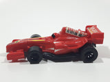 Unknown Brand No. 288A Formula 1 Grand Prix #55 Red Plastic Die Cast Toy Sports Car Vehicle