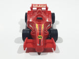 Unknown Brand No. 288A Formula 1 Grand Prix #55 Red Plastic Die Cast Toy Sports Car Vehicle